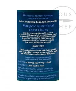 Marigold Engevita Nutritional Yeast Flakes With Added B12 125g Ingredients