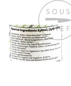 Special Ingredients Ingredients Xylitol 100g