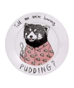 Jimbob Art Tell Me We're Having Pudding Side Plate 20cm Tableware