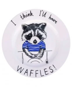 Jimbob Art I Think I'll Have Waffles! Side Plate 20cm