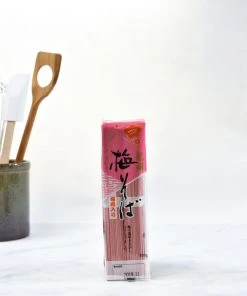 Kanesu Seimen Ingredients Pink Soba Noodles With Plum Extract 200g