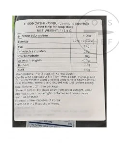 Welpac Ingredients Kombu For Dashi 113g