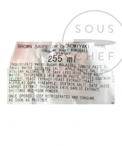 Otafuku Okonomi Sauce 300g Ingredients