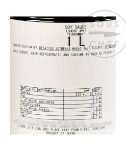 Kikkoman Shoyu Dark Soy Sauce 1l Ingredients