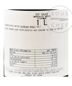Kikkoman Traditionally Brewed Marudaizu Shoyu Soy Sauce 1l