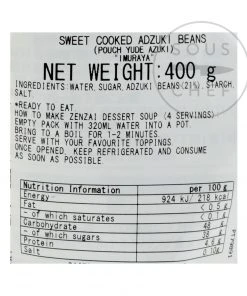 Imuraya Sweet Cooked Azuki Beans 400g