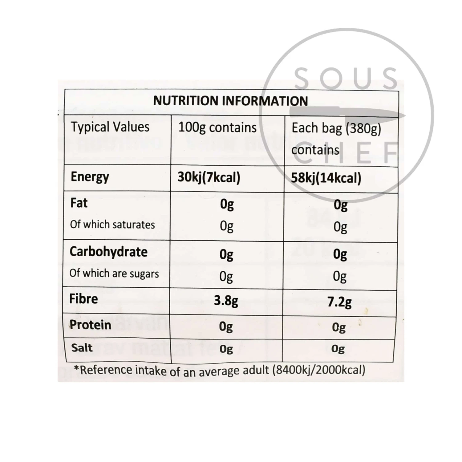 Fish Well Brand Konjaku Ingredients 4 Fish Well Brand Konjaku Ingredients