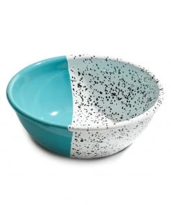 Kapka Colour Pop Enamel Salad Bowl Turquoise Enamel - Kapka