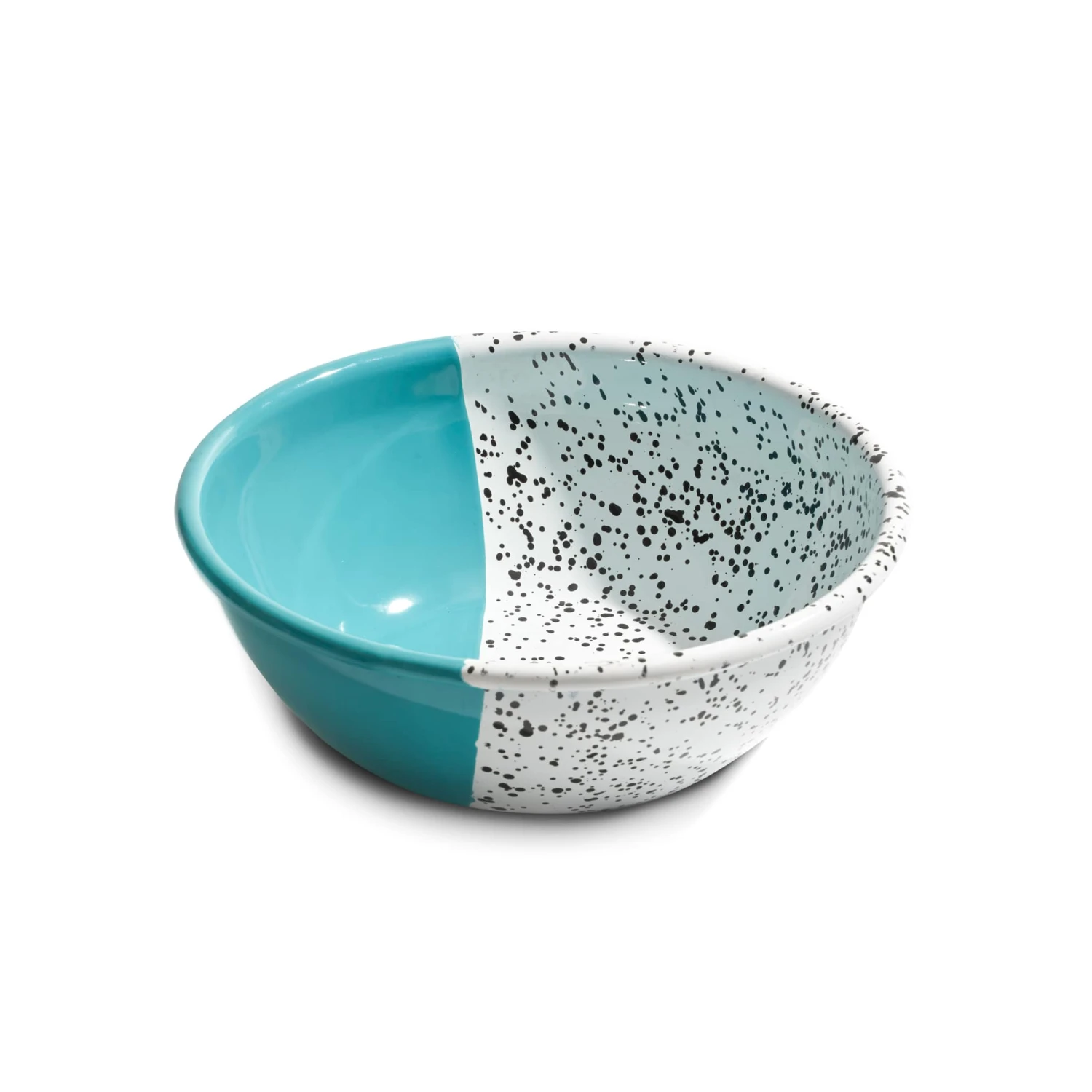 Kapka Colour Pop Enamel Salad Bowl Turquoise Enamel - Kapka 4 Kapka Colour Pop Enamel Salad Bowl Turquoise Enamel - Kapka