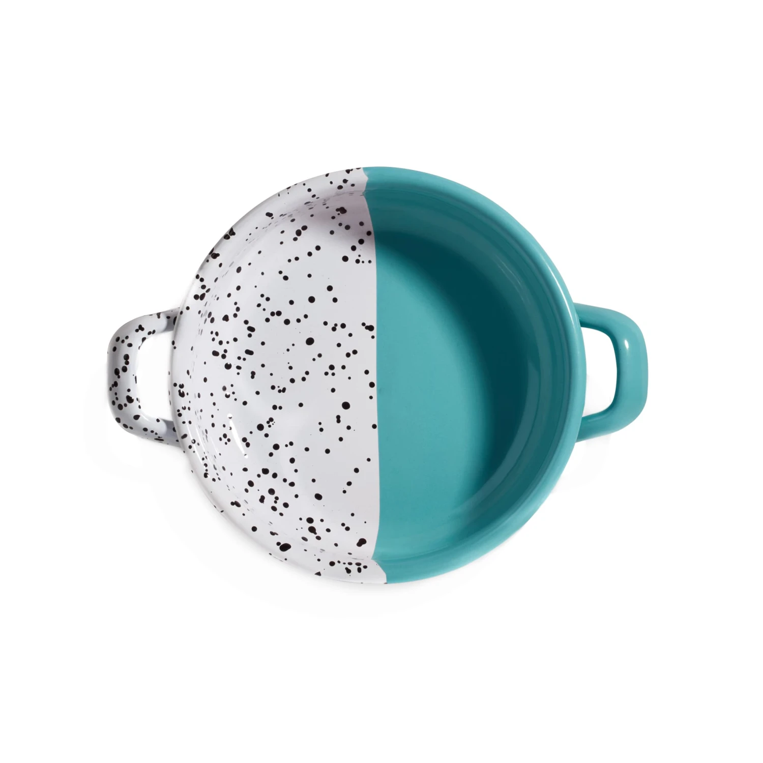 Kapka Cookware Colour Pop Enamel Frying Pan And Serving Dish Turquoise 16cm 4 Kapka Cookware Colour Pop Enamel Frying Pan And Serving Dish Turquoise 16cm
