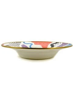 Kapka Abstract Enamel Large Serving Dish 30cm Enamel - Kapka