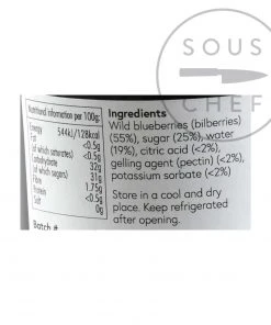 ScandiKitchen Wild Blueberry Jam 200g Ingredients