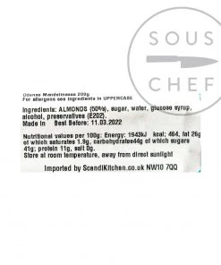 Ingredients Odense Almond Paste 200g