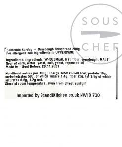 Leksands Sourdough Crispbread 200g Ingredients