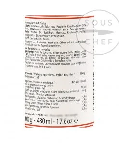 Don Antonio Vodka Sauce 500g