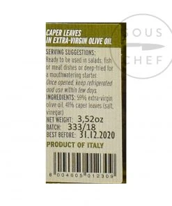 Ingredients La Nicchia Caper Leaves 100g