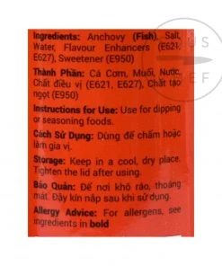 Longdan Vietnamese Fish Sauce 500ml Ingredients