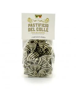 Pastificio Del Colle Squid Ink Striped Farfalle 250g Ingredients