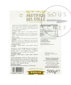 Pastificio Del Colle Colourful Bronze Die Trottole 500g