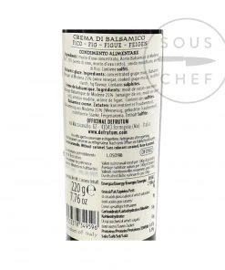 Defrutum Ingredients Fig Balsamic Glaze 220g