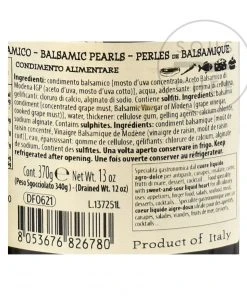 Ingredients Defrutum Balsamic Pearls 370g