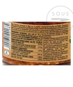 Calabriamia Ingredients Bomba Calabrese Spicy Calabrian Vegetable Spread 314g