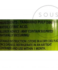 Lamthong Tamarind Paste - Tamarind Concentrate 454g Ingredients