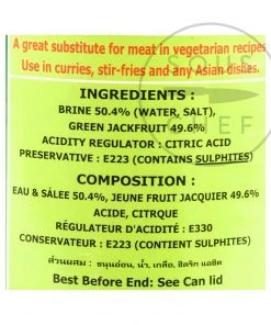 Lamthong Ingredients Young Green Jackfruit 565g