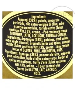 Marini Azzolini Asparagus And Truffle Puree 180g Ingredients