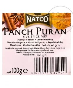 Natco Panchpuran 100g Ingredients