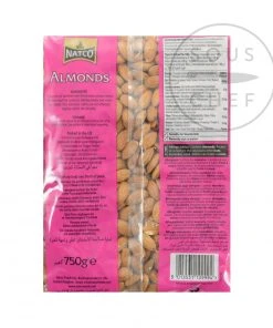 Natco Whole Almonds 750g Ingredients