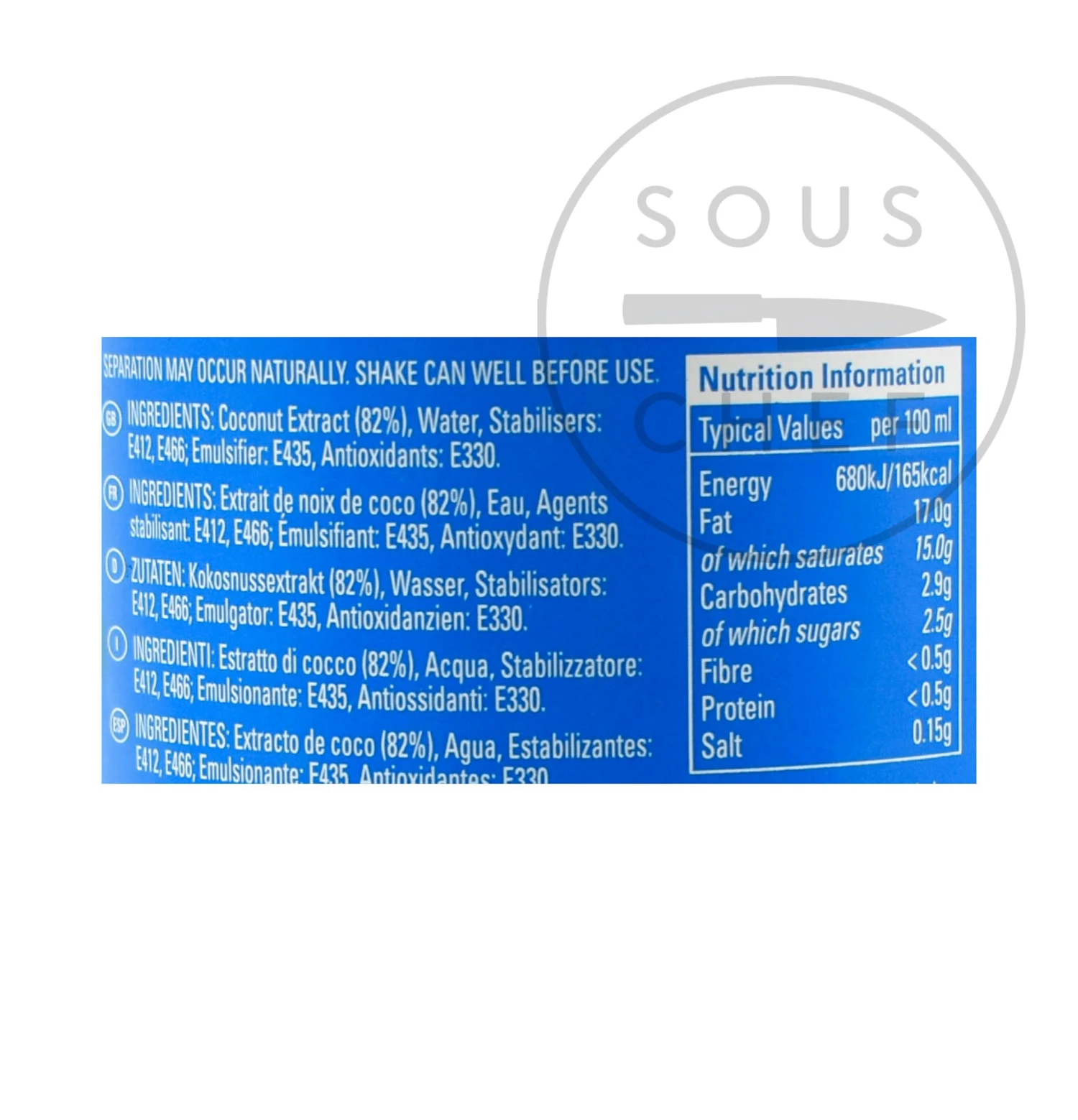 Natco Rich & Creamy Coconut Milk 400g Ingredients 4 Natco Rich & Creamy Coconut Milk 400g Ingredients