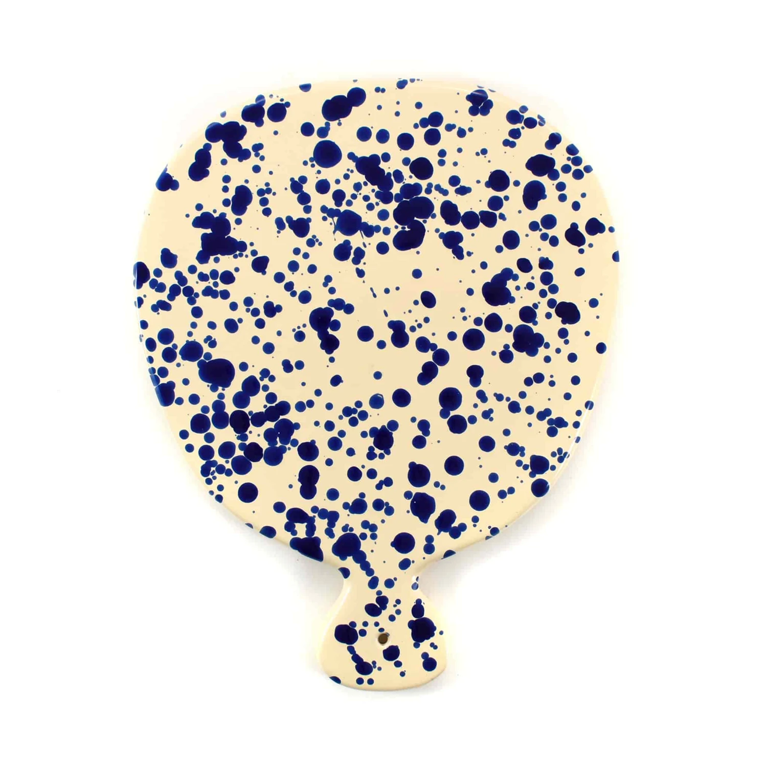 Puglia Handmade Puglia Blue Splatter Serving Board 25cm 3 Puglia Handmade Puglia Blue Splatter Serving Board 25cm