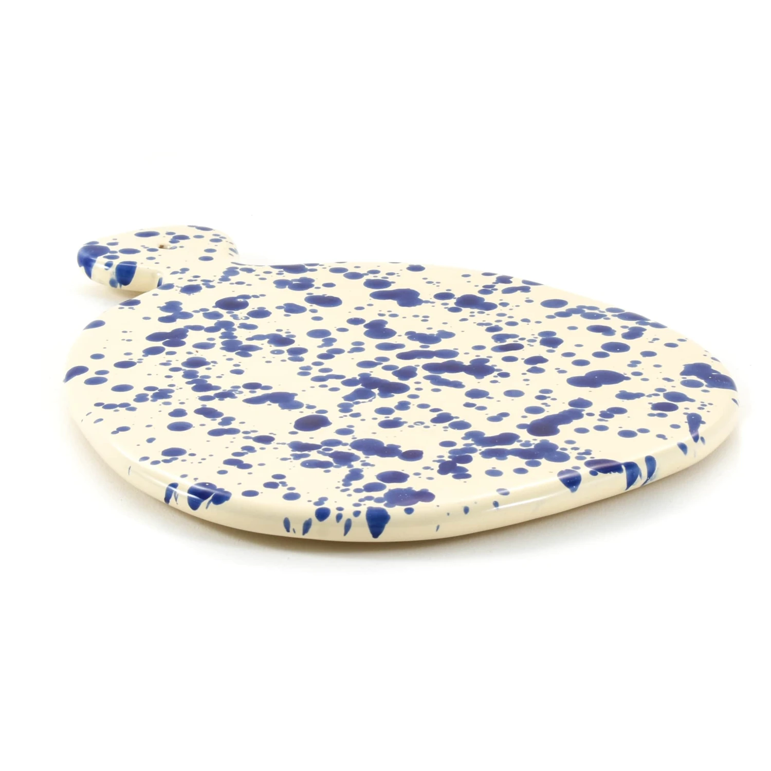 Puglia Handmade Puglia Blue Splatter Serving Board 25cm 4 Puglia Handmade Puglia Blue Splatter Serving Board 25cm