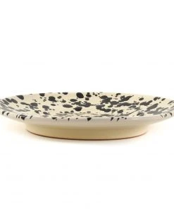 Puglia Handmade Puglia Black Splatter Side Plate 19cm