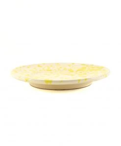 Puglia Handmade Puglia Yellow Splatter Side Plate 19cm