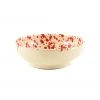 Puglia Handmade Puglia Red Splatter Bowl 19cm Tableware