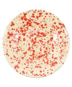 Puglia Handmade Puglia Red Splatter Pasta Bowl 29cm