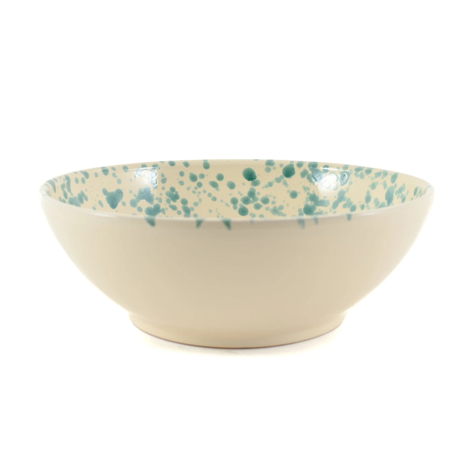 Puglia Handmade Tableware Puglia Aquamarine Splatter Large Salad Bowl 28cm 3 Puglia Handmade Tableware Puglia Aquamarine Splatter Large Salad Bowl 28cm