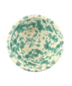Puglia Handmade Puglia Aquamarine Splatter Bowl 12cm Tableware 8 Puglia Handmade Puglia Aquamarine Splatter Bowl 12cm Tableware