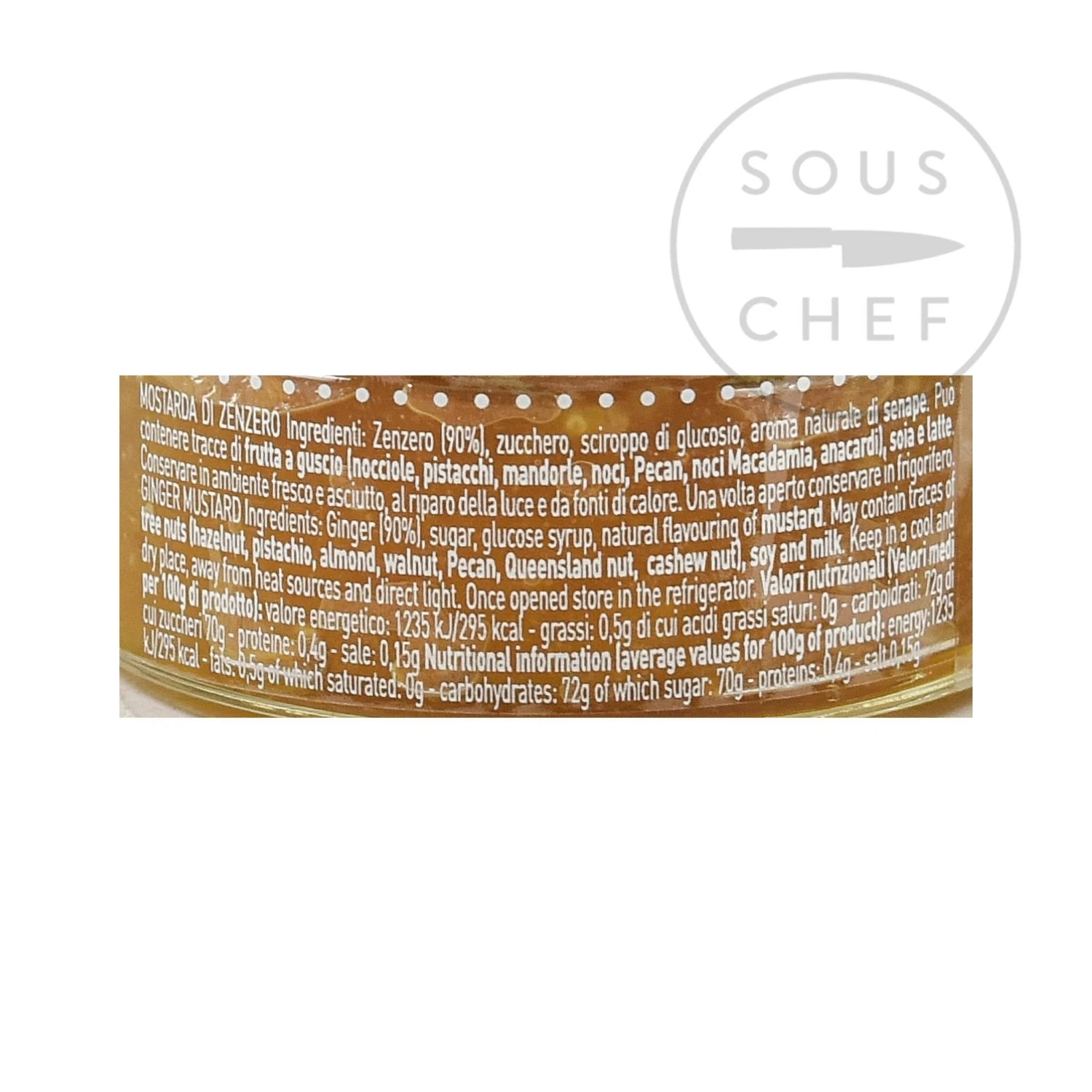 Ingredients Pariani Ginger Mustard 100g 4 Ingredients Pariani Ginger Mustard 100g