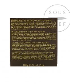Ingredients Pariani Hazelnut And Dark Chocolate Pralines
