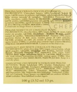 Pariani Hazelnut And White Chocolate Pralines