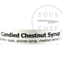 Pariani Candied Chestnut Syrup 500ml Ingredients