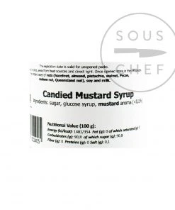 Ingredients Pariani Mustard Syrup 500ml