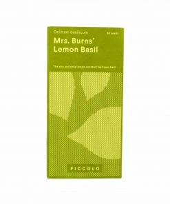 Piccolo Mrs. Burns Lemon Basil Seeds Ingredients