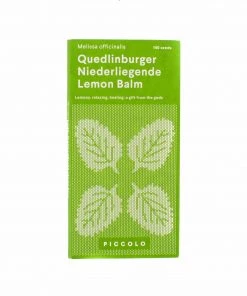 Piccolo Lemon Balm Seeds Ingredients