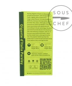 Piccolo Italian Giant Parsley Seeds Ingredients