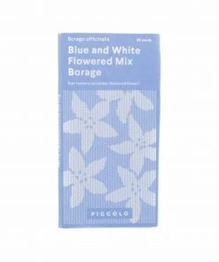 Piccolo White And Blue Mixed Borage Edible Flower Seeds Ingredients