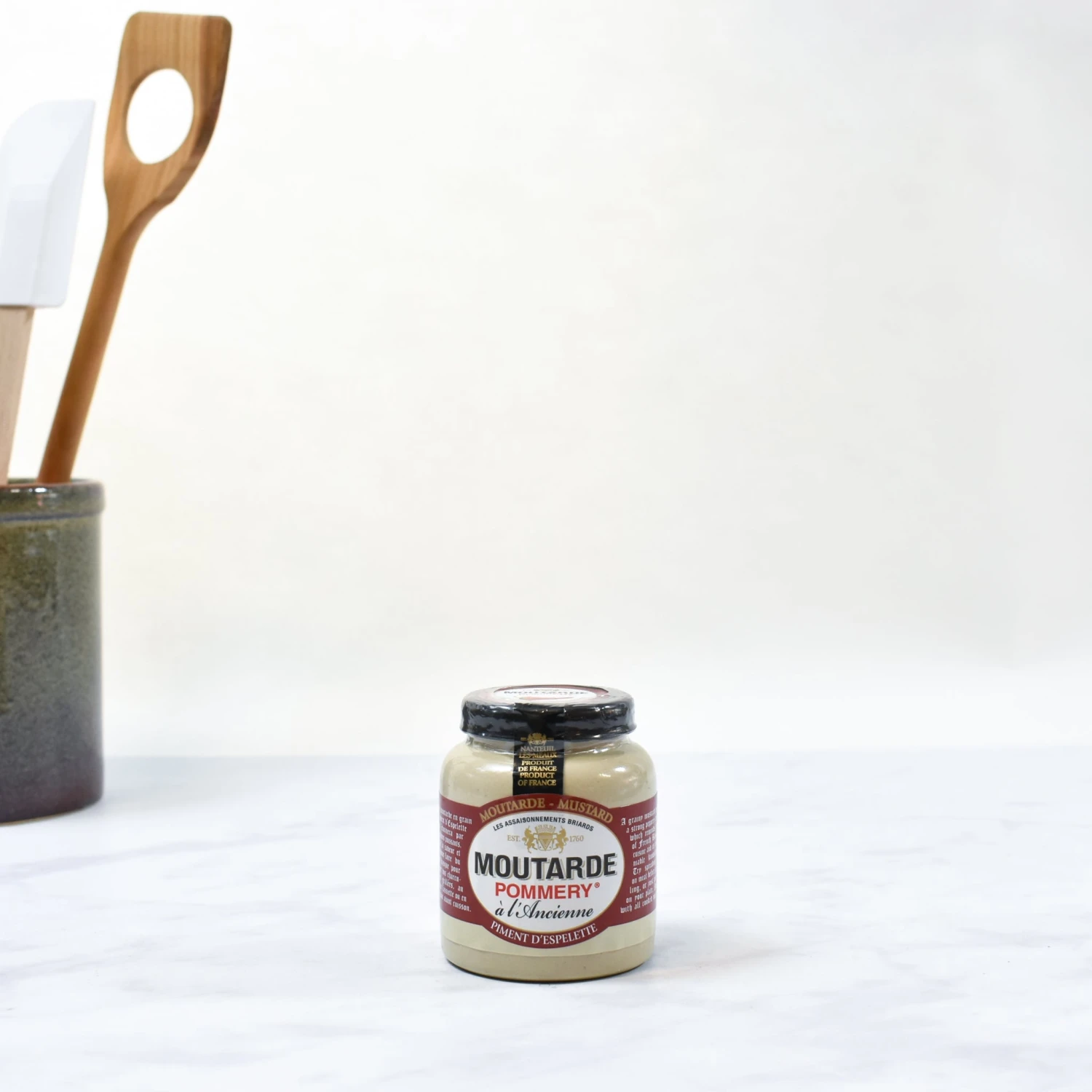 Ingredients Pommery Espelette Pepper Mustard 100g 5 Ingredients Pommery Espelette Pepper Mustard 100g